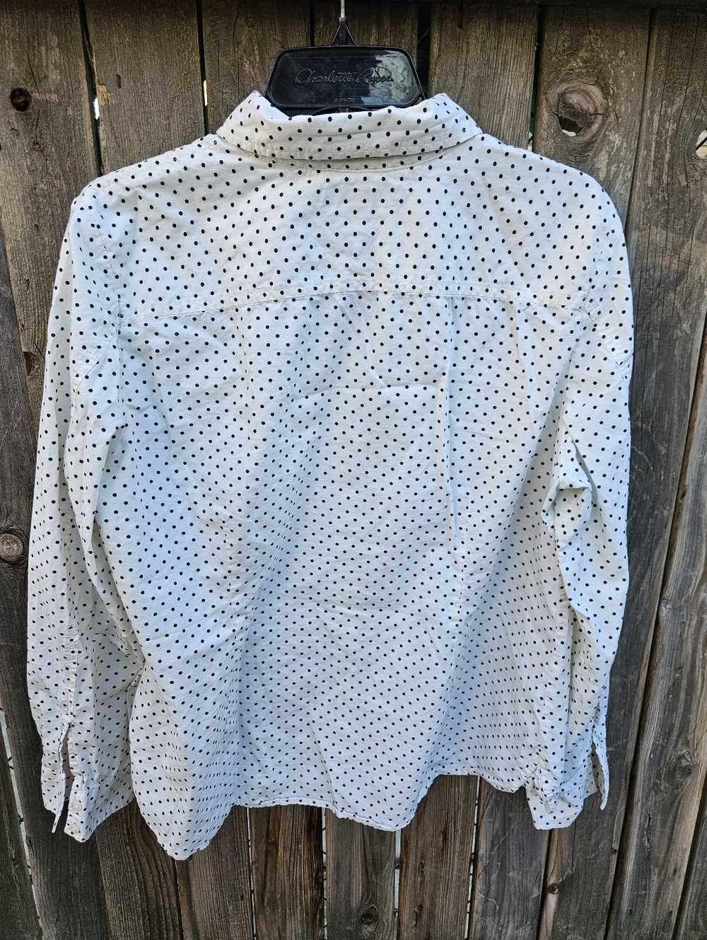 Tommy Hilfiger Polka Dot Button-Up Shirt Women Size XL - Picture 16 of 16